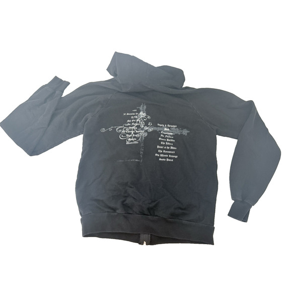 Vintage 2006 KROQ Almost Acoustic Xmas Hoodie American Apparel M Foo Fighters - Picture 3 of 14